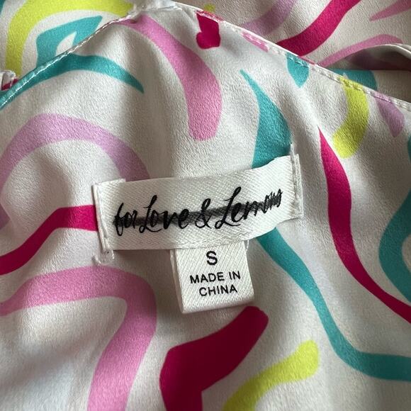 For Love & Lemons FL&L Women’s Palmer Retro Halter Cutout White Mini Dress Small - Picture 4 of 13